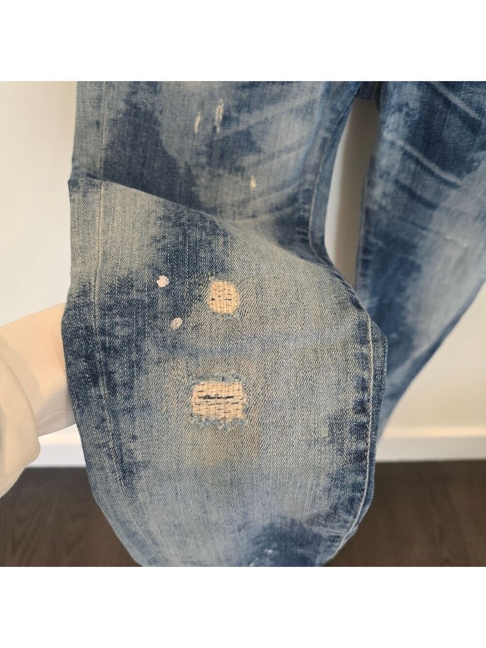 Polo by Ralph Lauren Tompkins Skinny Blue Distressed Jeans for Women size 26 - Picture 5 of 14